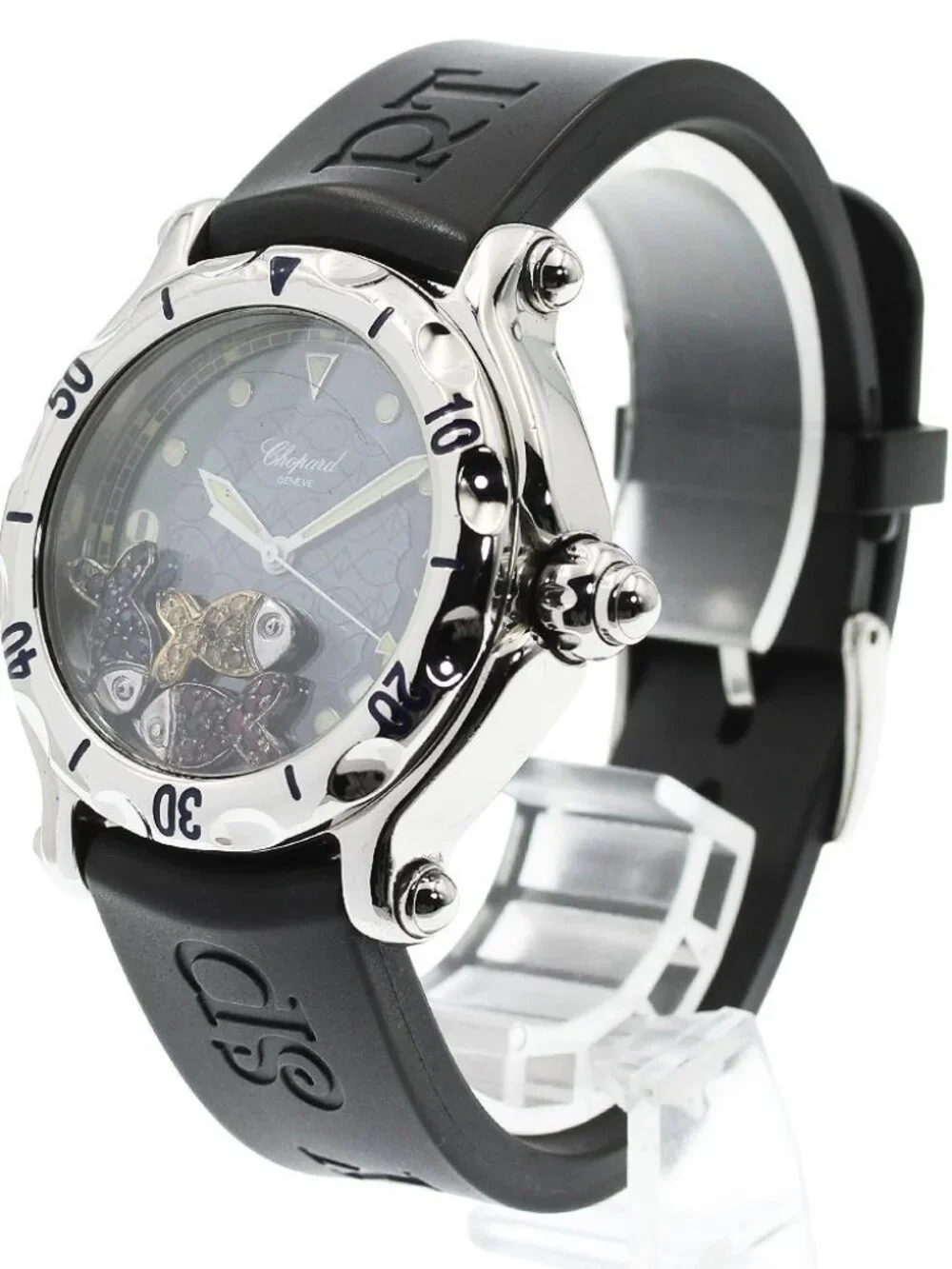Chopard Happy sport happy fish 28/8347/402 Date Navy Dial Quartz Men's_951083